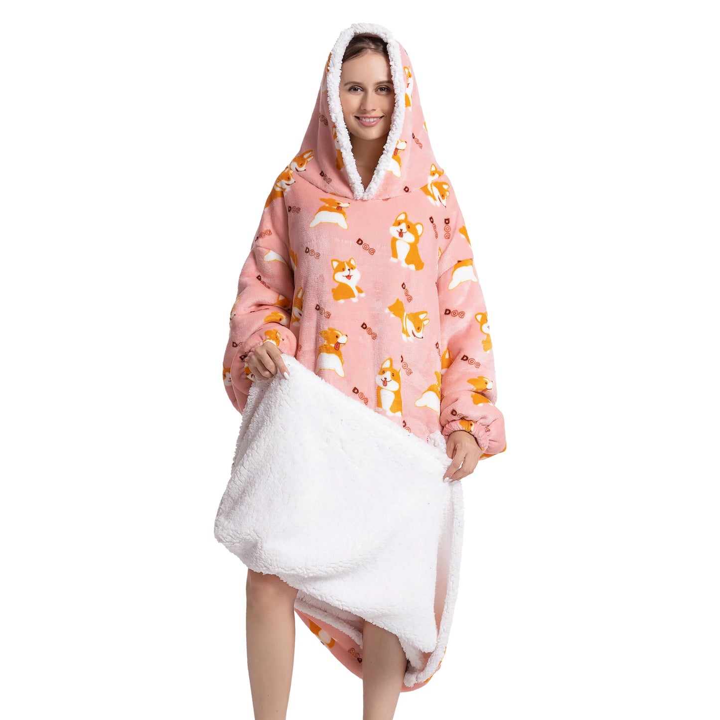 Blanket Hoodie for Kids and Adults